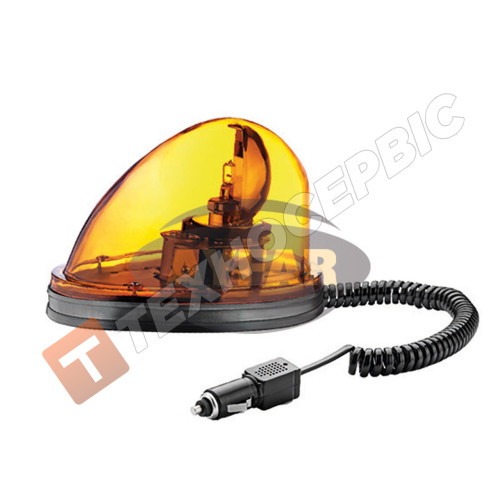 Проблесковый маячок оранжевый 12 вольт (мигалка) магнитное крепление AYFAR TR 501 Турция