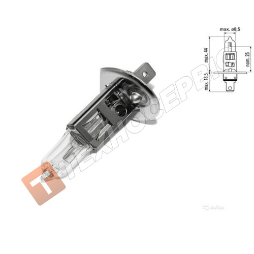 Галогенова Лампа розжарювання H1 12V 55W