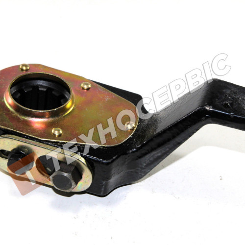 Adjusting lever curved rear left on MAZ 64221 wide slot, 10 teeth, ratchet (64221-3501135)