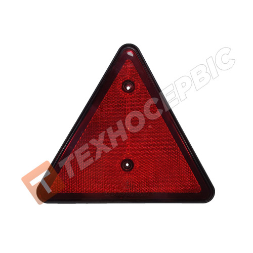 Фонарь светоотражатель красный треугольный (пр-во CERAY) Турция
