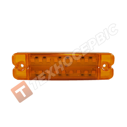 Фонарь габаритный желтый 24v (18LED) (Турция)