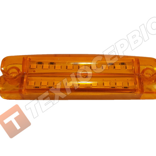 Фонарь габаритный желтый 24v (18LED) (Турция)