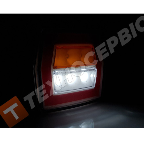 Ліхтар задній LED-NEON лафета причепа легкового "міні" (вир-во Туреччина)