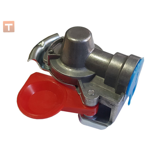 4522002110 Connecting head M22 with valve red (NR Turkey)