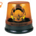 TR504 Маячок проблисковий помаранчевий 12v (розмір XXL, велика лінза) підвищена видимість