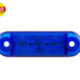 Фонарь габаритов 12-24v синий 3LED маркерный светодиодный прицепа (пр-во FR Турция)