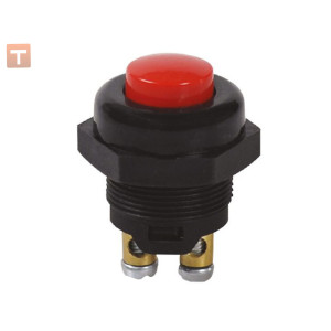 Push button red M22 (for screws) without fixing (Turkey)
