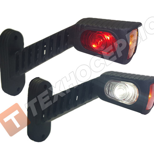 Trailer skidding light Horn 4 LED 18cm (2 pcs) (Turkey)