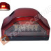 Number plate light diode 6LED 12-2v red with dimensions (Turkey)