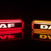 White DAF neon lamp