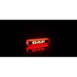 Red DAF neon lamp