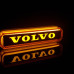 Yellow VOLVO neon lamp