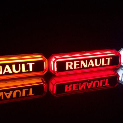 Yellow RENAULT neon lamp