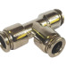 Connection collet metal tee 12-12-12mm (emergency fitting, lifeguard) Ø12-12-12mm