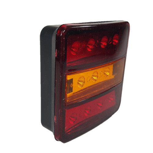 Rear lamp square carriage, trailer 12v (Turkey)