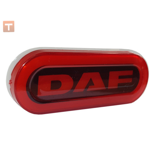 Red DAF neon lamp