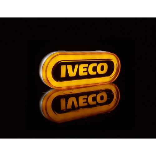 Yellow IVECO neon lamp