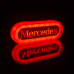 Red MERCEDES neon lamp