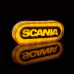 Yellow SCANIA neon light