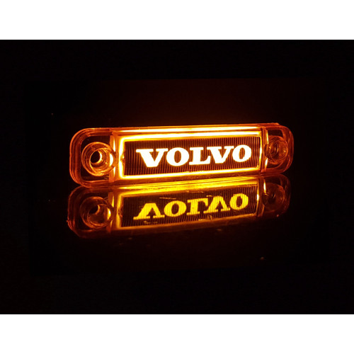 Yellow VOLVO neon lamp