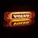 Yellow VOLVO neon lamp