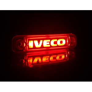 Red IVECO neon lamp