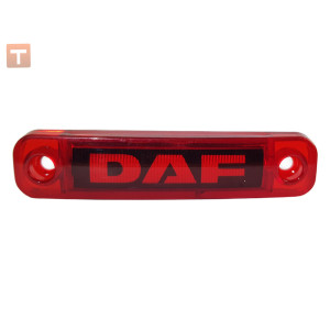 Red DAF neon lamp