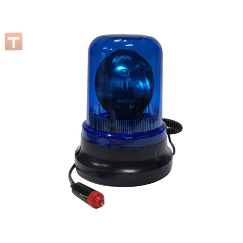 Flashing beacon blue 24v on a halogen lamp magnetic attachment