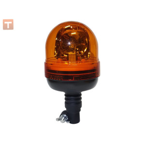 Маячок проблисковий помаранчевий 12в на галогеновій лампі кріплення на шток (тип Socket безпровідний зв'язок) Туреччина