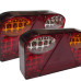 The rear lamp of the trailer carriage of the semi-trailer LED 12-24v set (left + right)