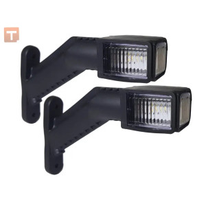 Lamp of the skidding dimensions of the trailer Horn 15 LED 19 cm (2 pcs) (Turkey)