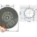 Feredo driven clutch disc for KamAZ 14.1601130-01 (350mm) 14-1601130-01