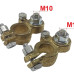 Brass cargo battery terminals, fastening for the M10 tip (2 pcs.)