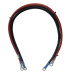 Cable for inverter, UPS battery 70cm (section 25mm) 140A (2pcs)