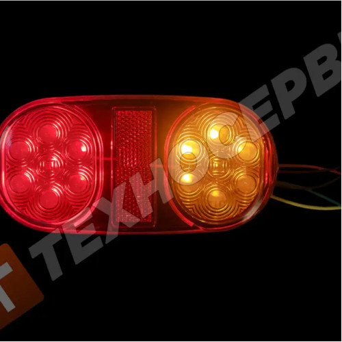 20 LED 12-24v rear light of the carriage trailer (left+right)