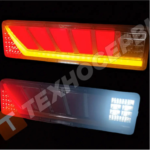 80 LED-NEON 24v rear light of the carriage trailer (left+right)