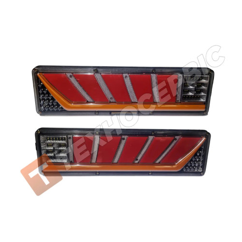 80 LED-NEON 24v rear light of the carriage trailer (left+right)