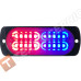 Red-blue stroboscope in the grille of the car 20LED module