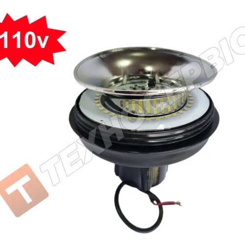 Flashing beacon orange 12-110v rod mount 36 LED EMIR Turkey