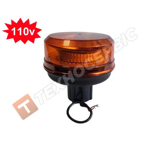 Flashing beacon orange 12-110v rod mount 36 LED EMIR Turkey