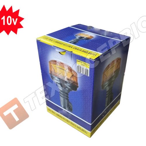 Маячок проблесковый оранжевый 12-110v крепеж на шток 36 LED EMIR Турция (тип Socket беспроводное соединение) Маячок проблесковый оранжевый 12-110v крепеж на шток 36 LED EMIR Турция (тип Socket беспроводное соединение)