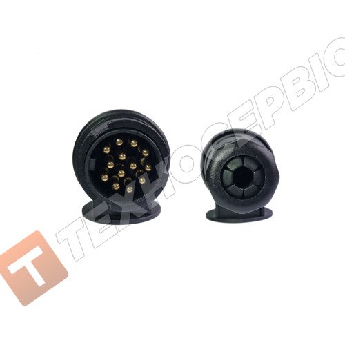 EURO trailer towbar connector (plug+socket) 13 pins plastic EURO trailer towbar connector (plug+socket) 13 pins plastic