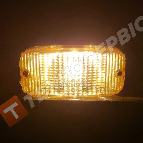 Фара додаткова TALMU під бампер жовта ДХО "Old School"