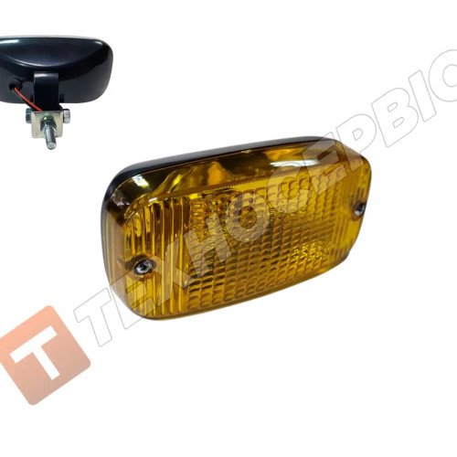 Фара додаткова TALMU під бампер жовта ДХО "Old School"