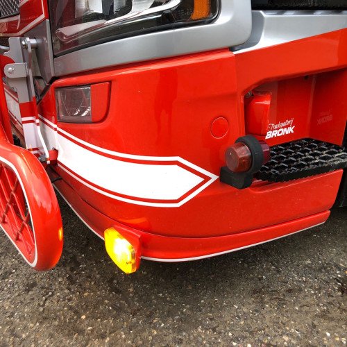 Фара додаткова TALMU під бампер жовта ДХО "Old School"