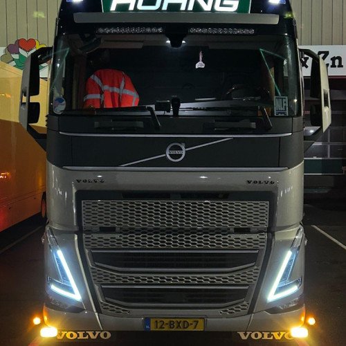 Фара додаткова TALMU під бампер жовта ДХО "Old School"