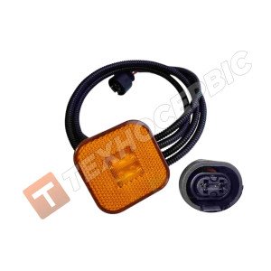 81252606105 Ліхтар габаритний боковий жовтий 4LED з проводом для MAN TGA TGX TGL TGC F2000