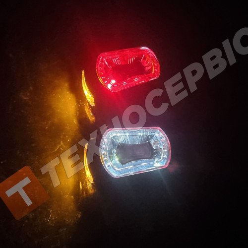 Літар габаритів заносу причепа Ріг LED 13см (2 шт) (Туреччина) Літар габаритів заносу причепа Ріг LED 13см (2 шт) (Туреччина)