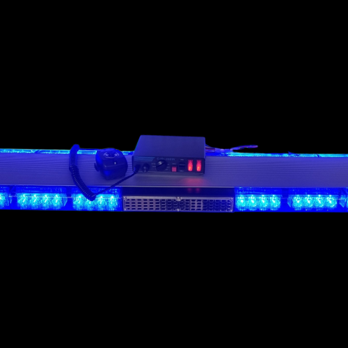 Світлоакустична панель "ULTRA SLIM" проблискова синя 1118 мм на дах авто