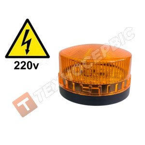 Flashing beacon orange for 220v